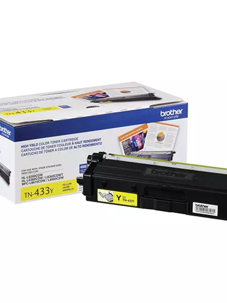 Tóner brother color amarillo de alto ren 1