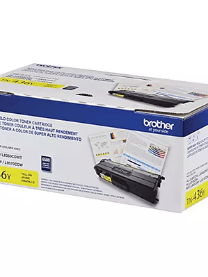 Tóner Brother color amarillo de alto ren