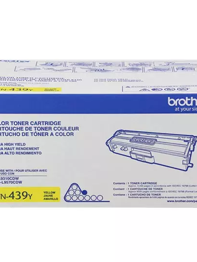 Tóner brother color amarillo de ultra al 1