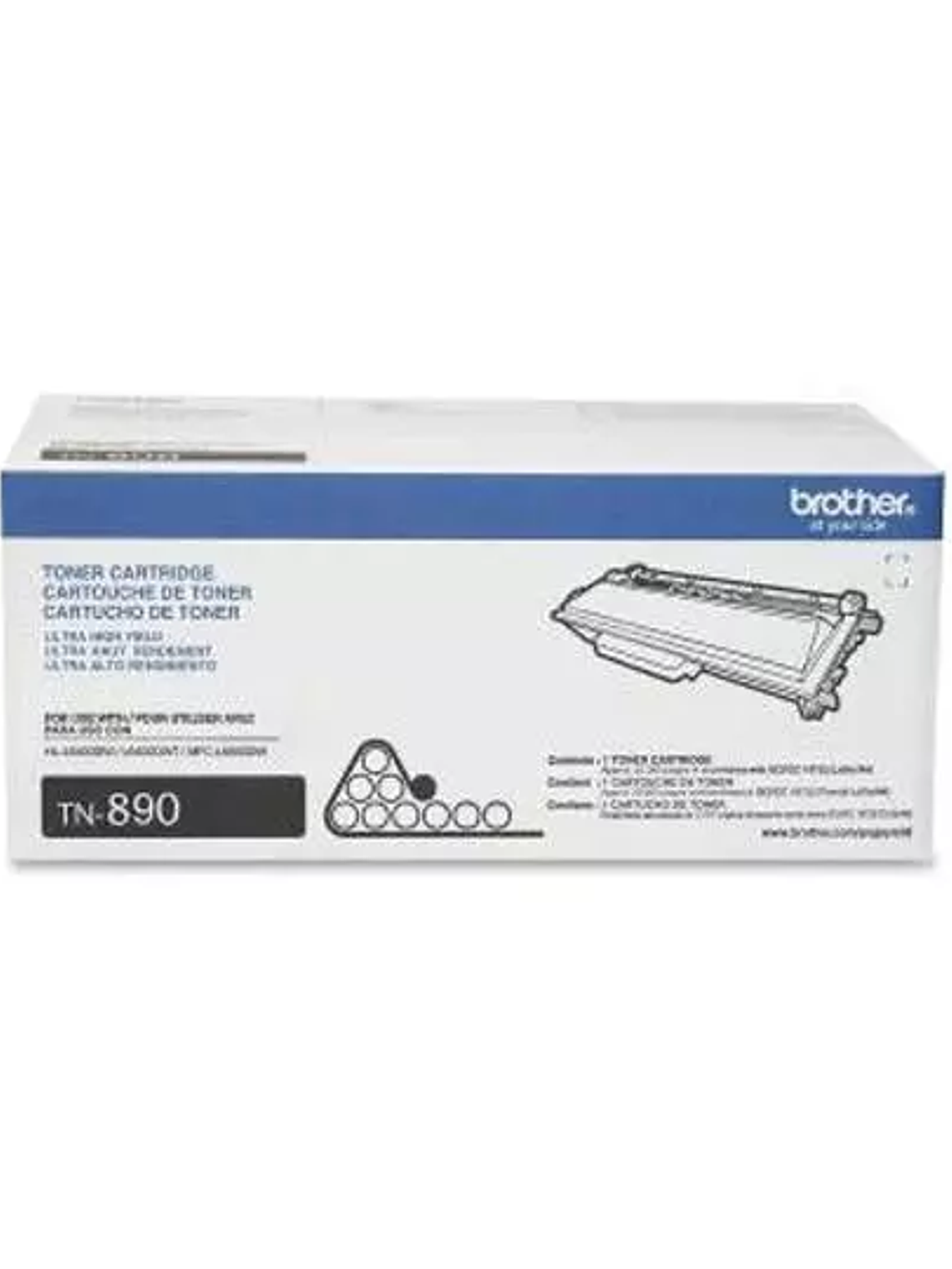 Tóner brother color negro de ultra alto 1