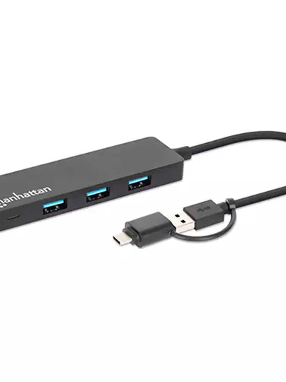 Hub 4 puertos Manhattan conector adaptab 1