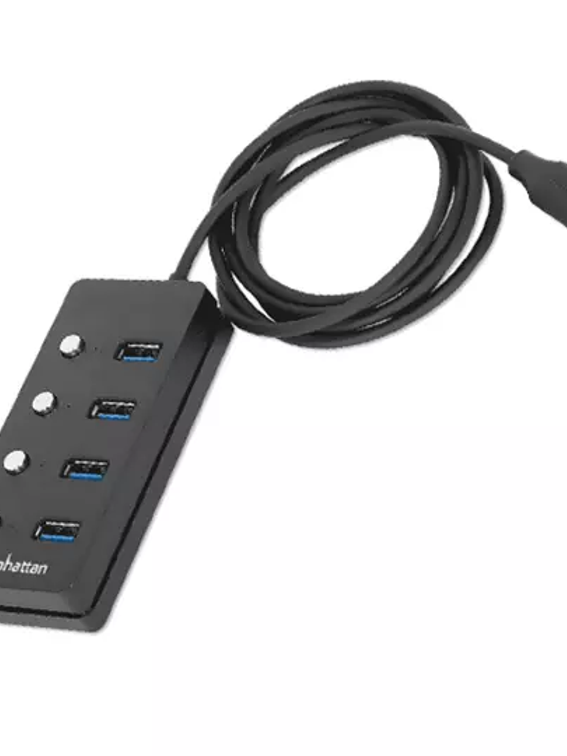 Hub Manhattan USB A con 4 puertos USB-A 1