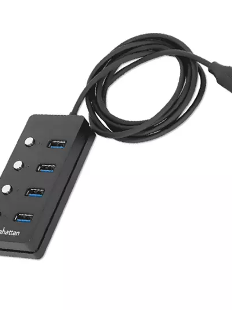 Hub Manhattan USB A con 4 puertos USB-A 1