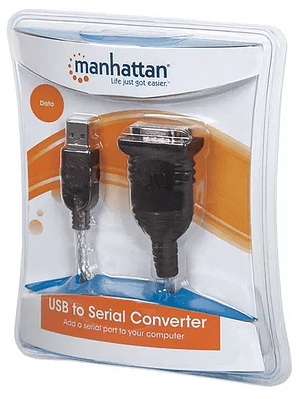 Convertidor Manhattan USB a-serial db9 1
