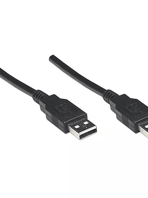 Cable Manhattan USB v2.0 a-a 1.8m negro