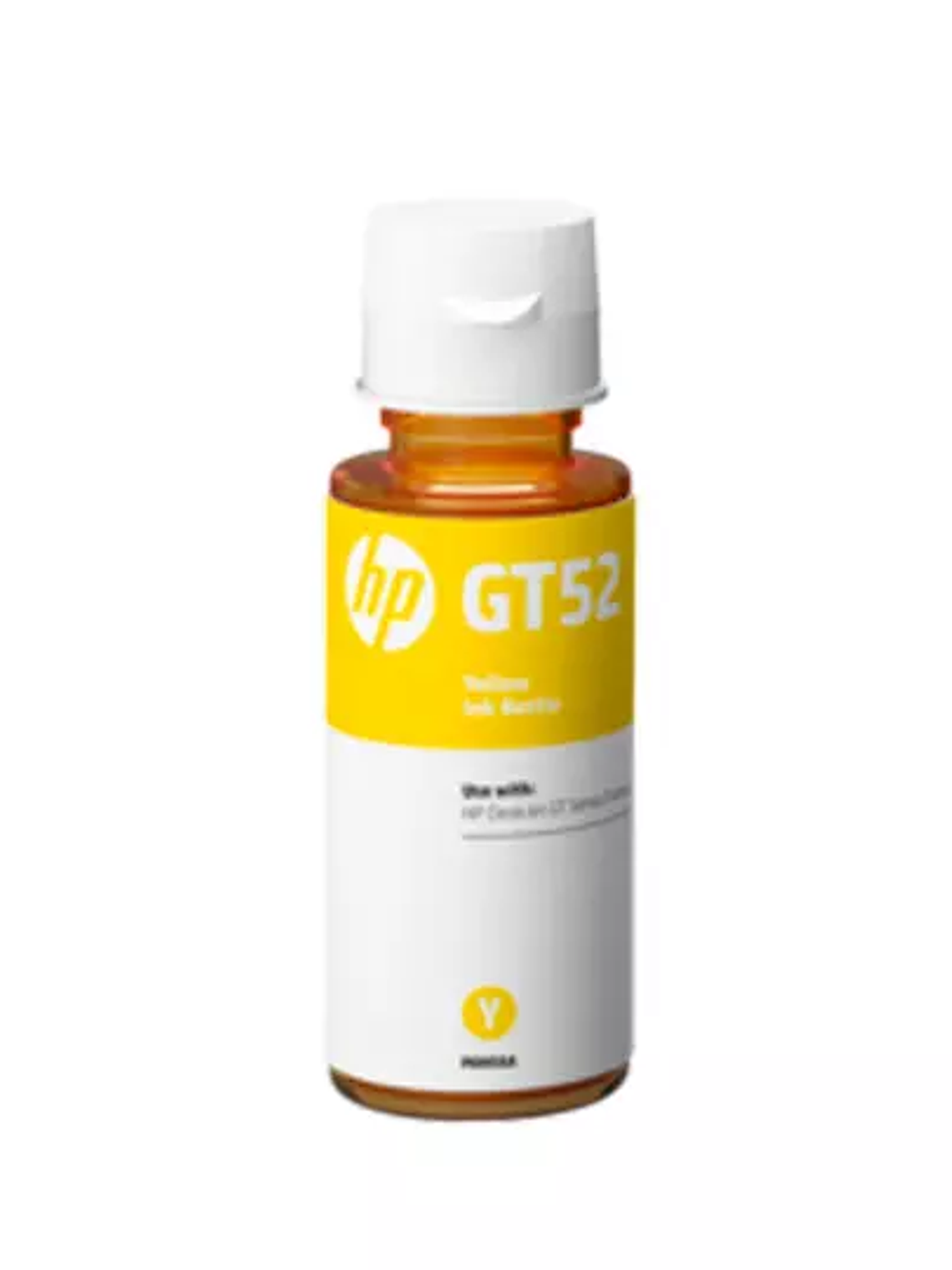 Botella de tinta amarilla HP gt52 1