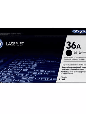 Cartucho de tóner negro HP 36a