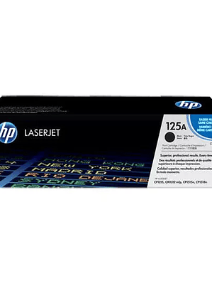 Cartucho de tóner negro HP 125a