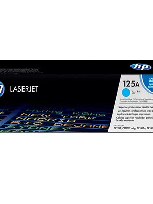 Cartucho de tóner cian HP 125a