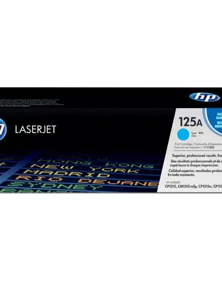 Cartucho de tóner cian HP 125a 1