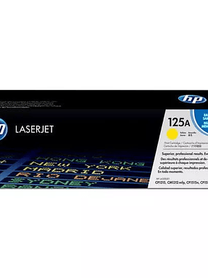 Cartucho de tóner amarillo HP 125a