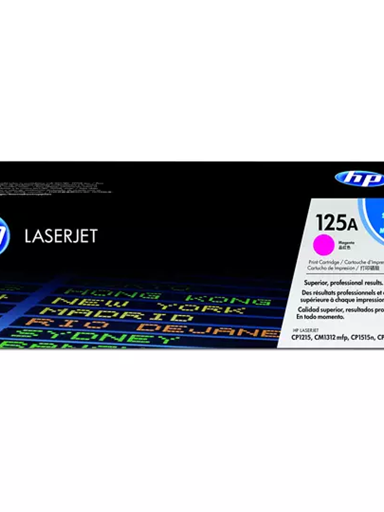 Cartucho de tóner magenta HP 125a 1