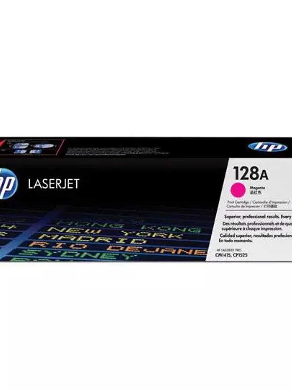 Cartucho de tóner magenta HP 128a 1