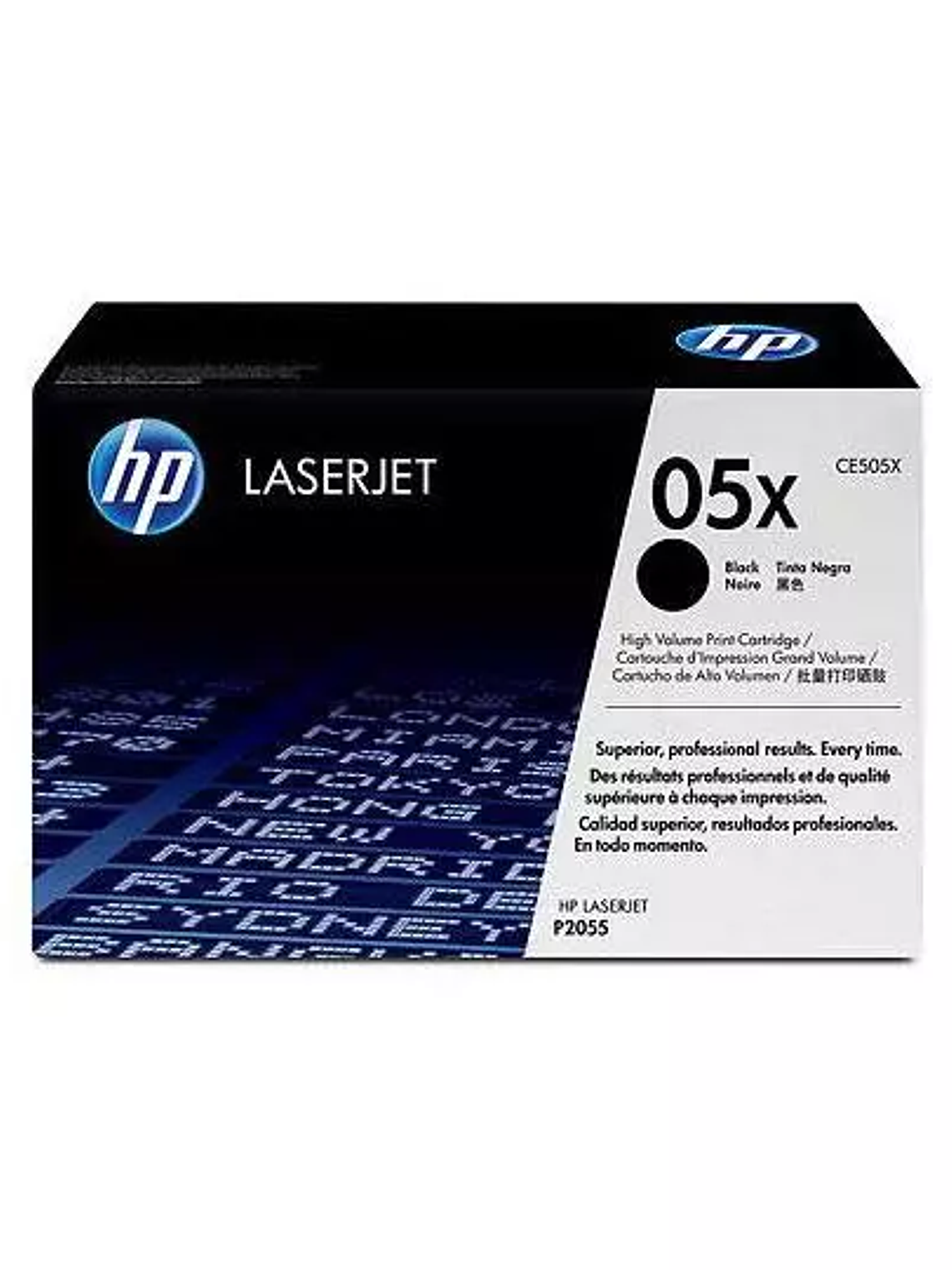 Cartucho de tóner negro HP 05x. 1