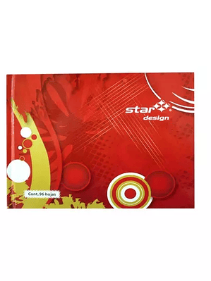 Libreta 1/4 forma italiana Estrella raya