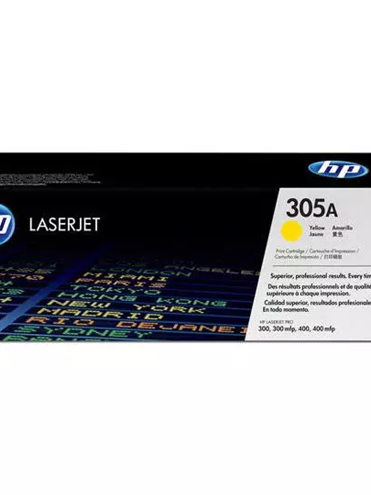 Cartucho de tóner amarillo HP 305a 1