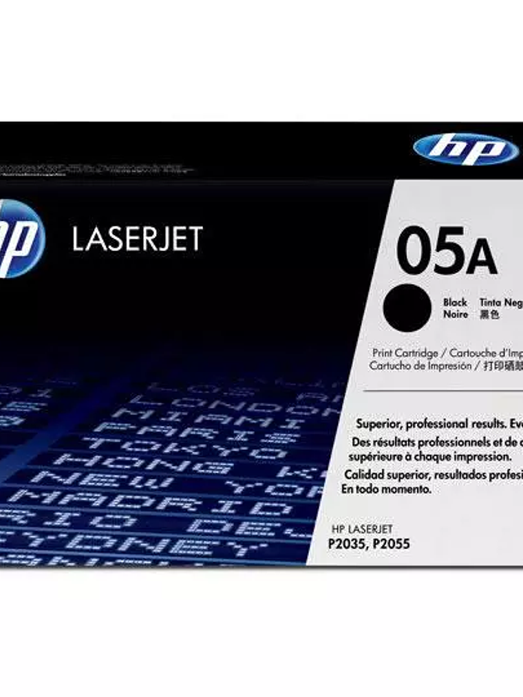 Cartucho de tóner negro HP 05a 1