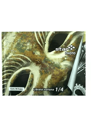 Libreta 1/4 forma italiana Estrella cuad