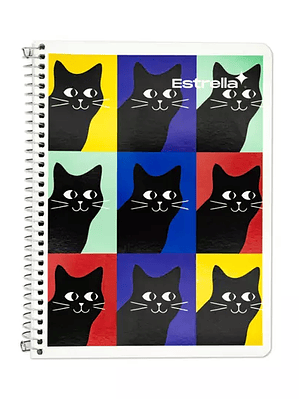 Cuaderno espiral forma francesa Estrella