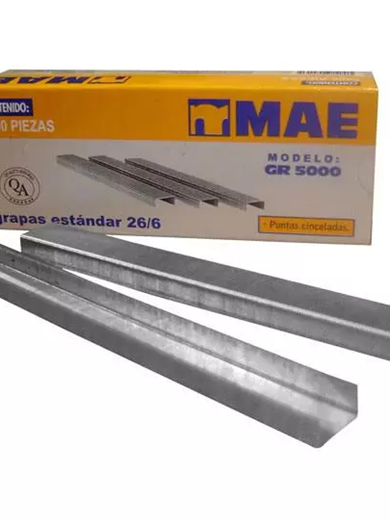 Grapa estandar mae de 26/6 caja con 5000 1