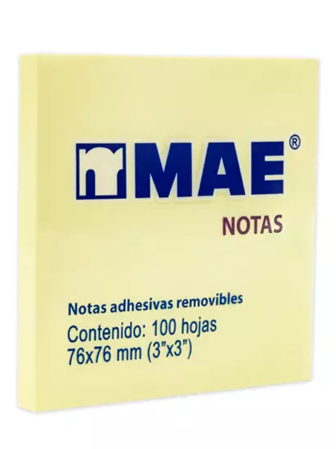 Notas Adhesivas MAE 3x3 pul block con 10 1