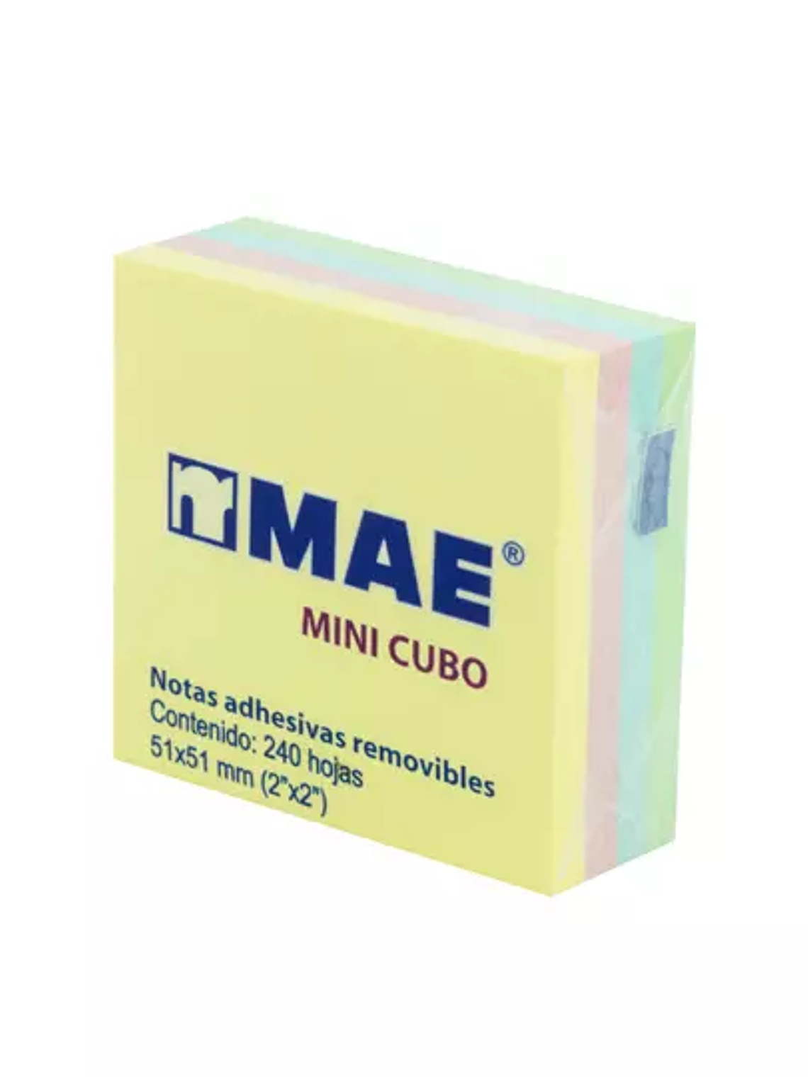 Notas Adhesivas MAE pastel 2x2pulg block 1