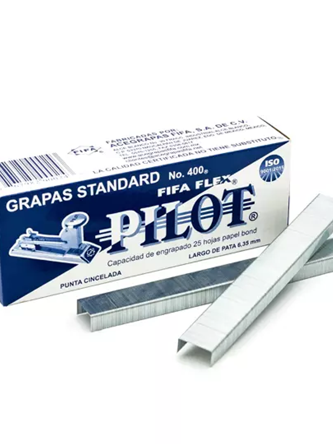 Grapas estándar 26/6 Pilot FIFA Flex No. 1