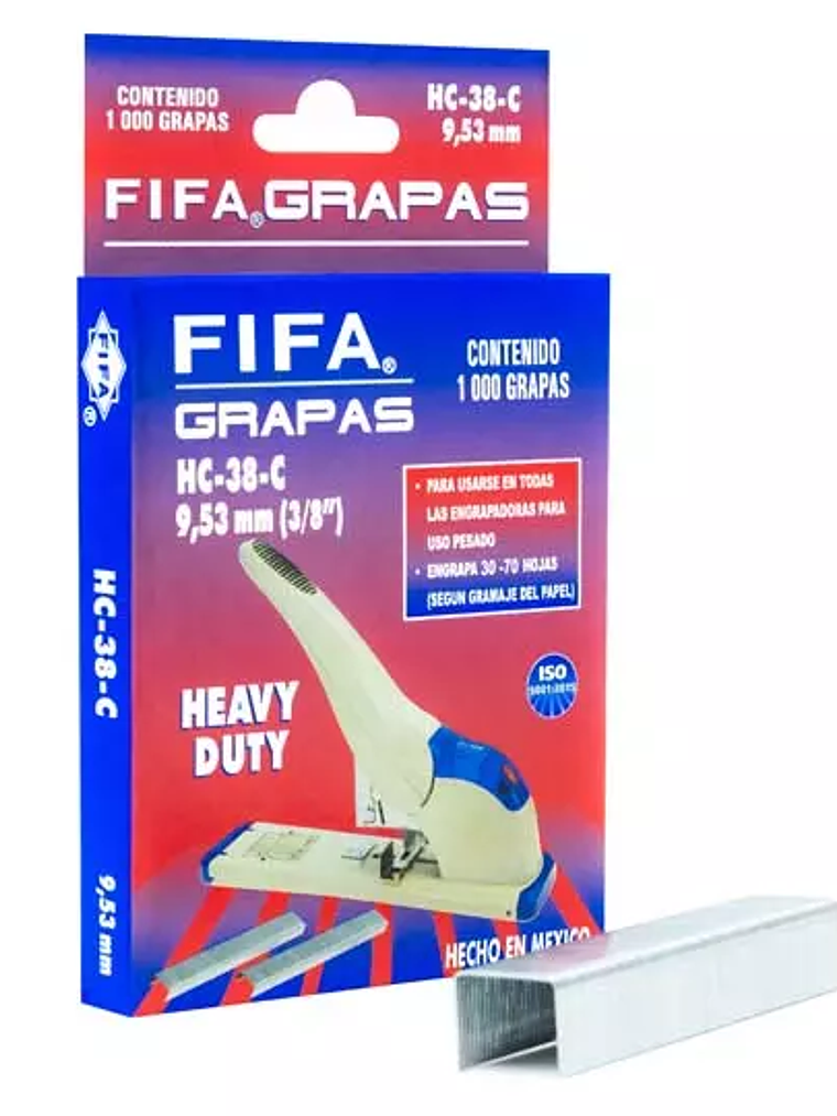 Grapas de uso pesado 3/8 FIFA Heavy Duty 1