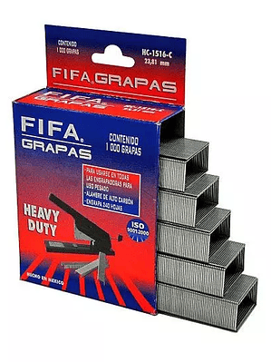 Grapas de uso pesado 1/4 FIFA Heavy Duty