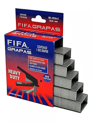 Grapas de uso pesado 15/16 FIFA Heavy Du