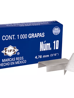 Grapas para mini engrapadora 3/16 FIFA N