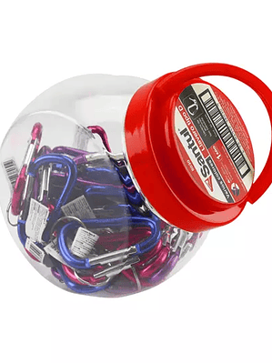 Pecera de llaveros santul 30 pzas colore