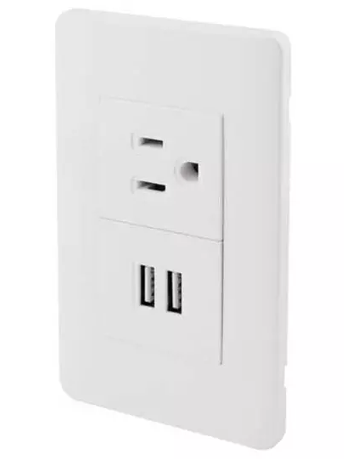 Placa para pared santul color blanco 1