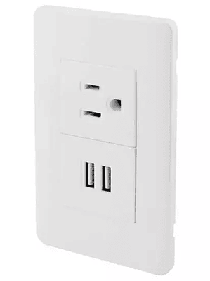 Placa para pared santul color blanco