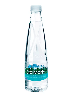Agua embotellada santa maria 400 ml c/24