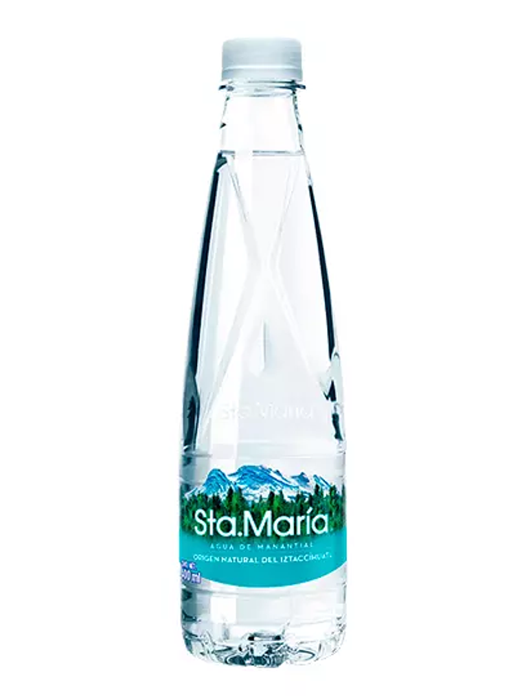 Agua embotellada santa maria 400 ml c/24 1