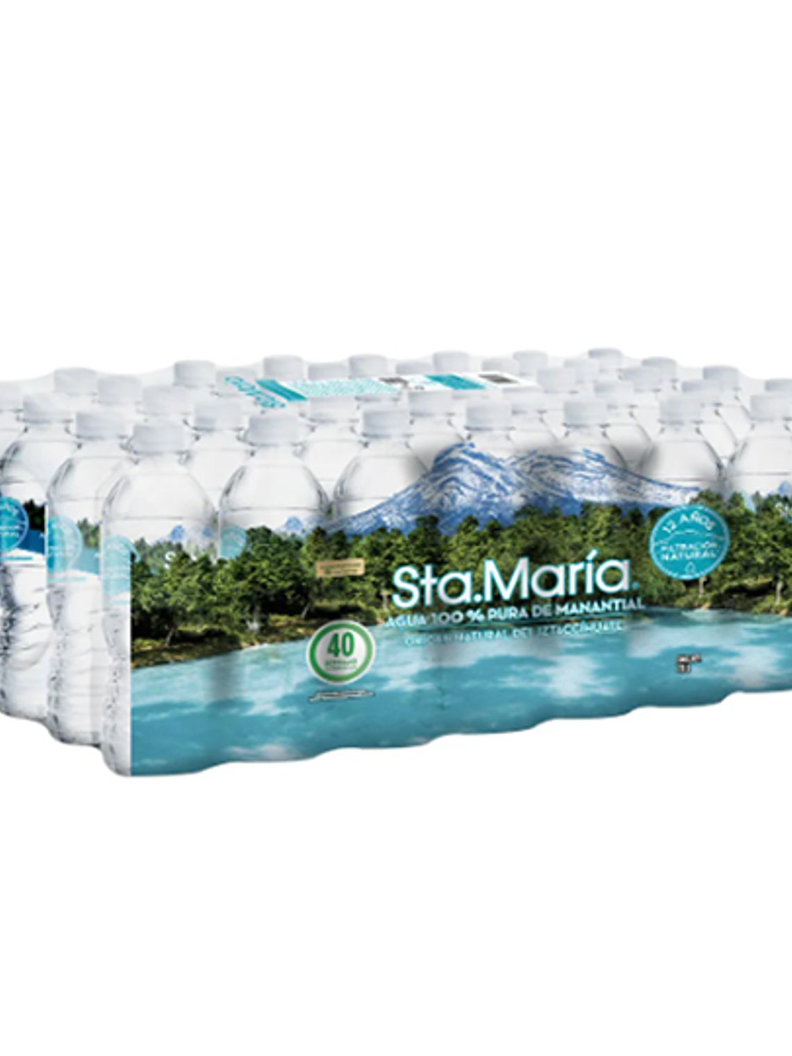 Agua embotellada santa María 500 ml c/40 1