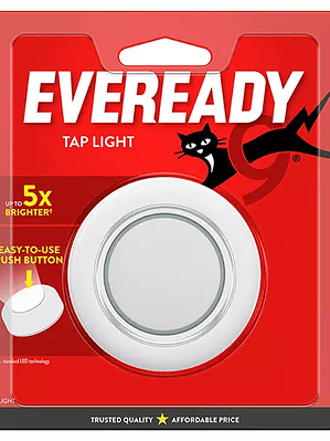 Linterna Push On Eveready de 45 lumenes