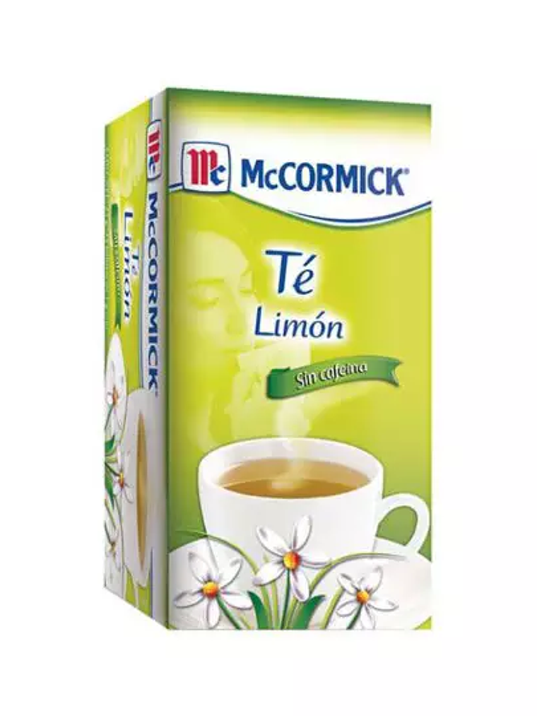 Té limón McCormick caja con 25 sobres 1