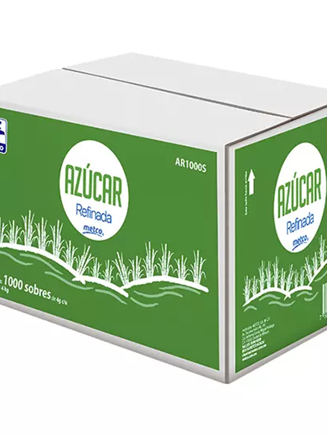 AZUCAR REFINADA METCO CAJA CON 1000 SOBR 1