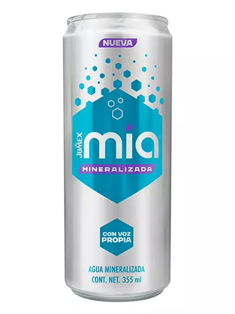 AGUA MINERALIZADA MIA 355 ML C/12 PZAS 1