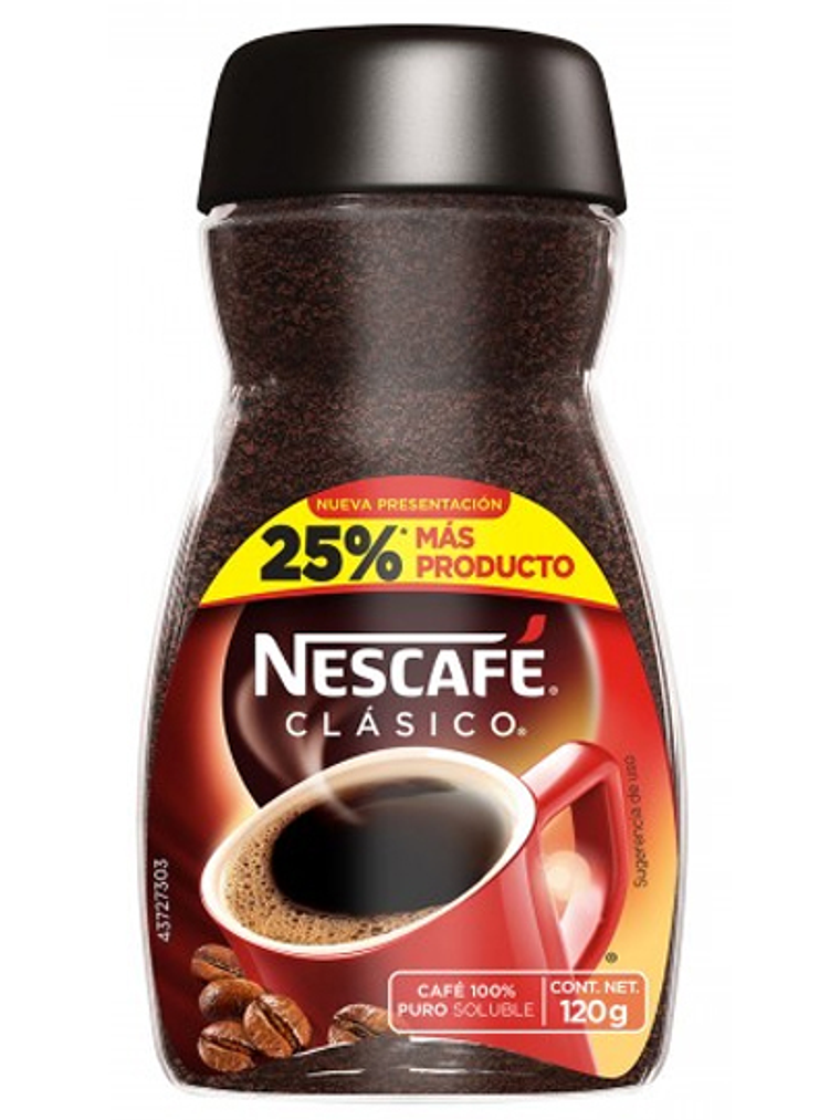 Café soluble nescafé clásico 120 gr. 1