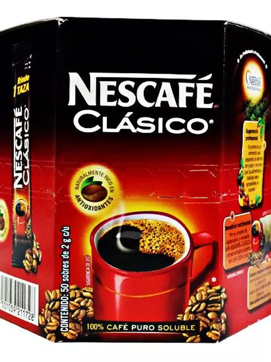 Café soluble Nescafé clásico en stick 50 1