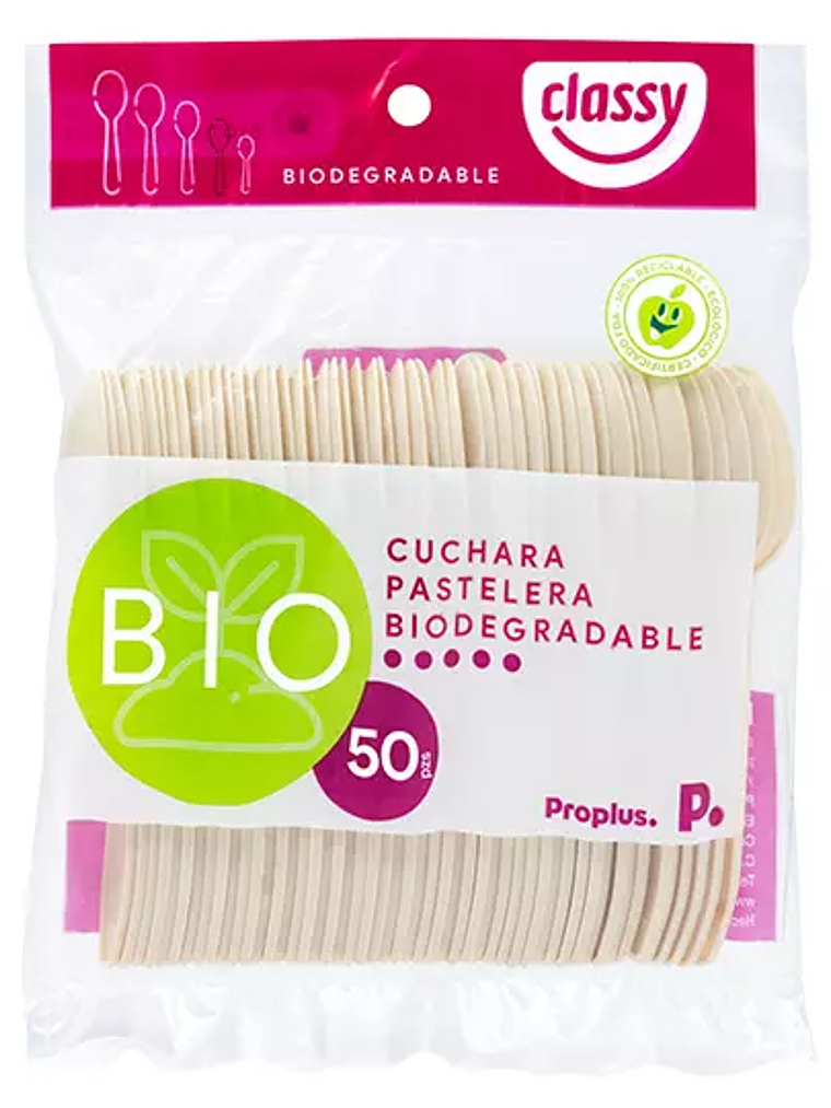 Cuchara biodegradable classy con 50 pzas 1
