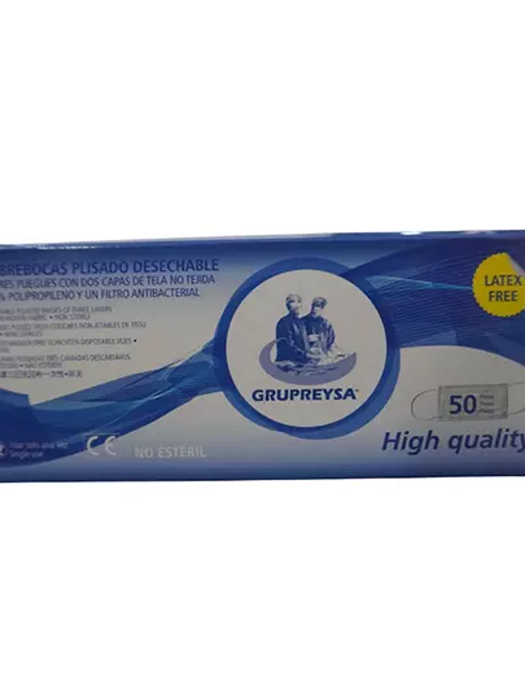 Cubrebocas GRUPREYSA 3 capas termosellad 1