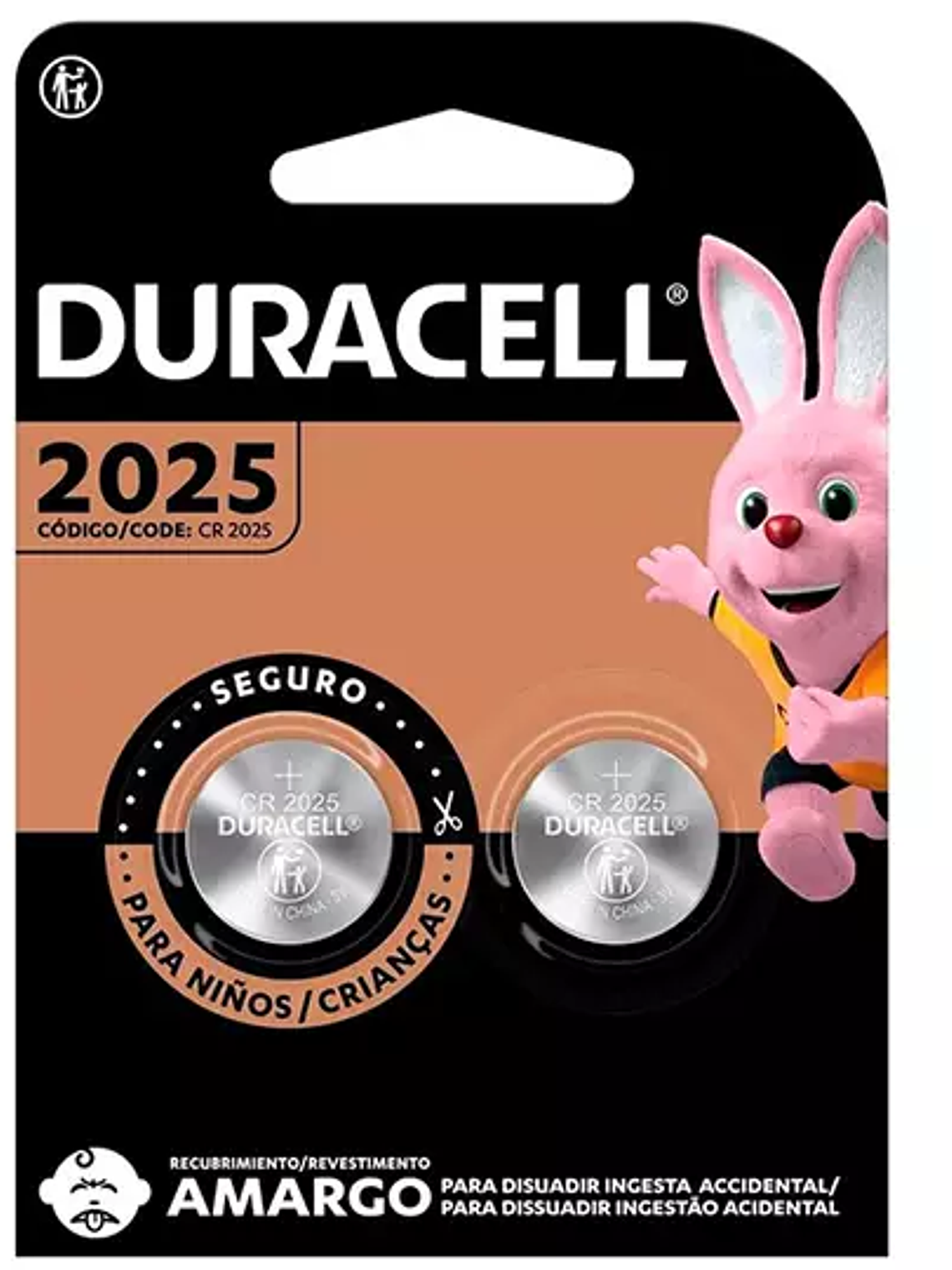 Pila Duracell de litio modelo 2025, blís 1