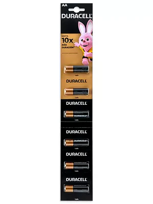 Pila alcalina Duracell AA blíster con 6