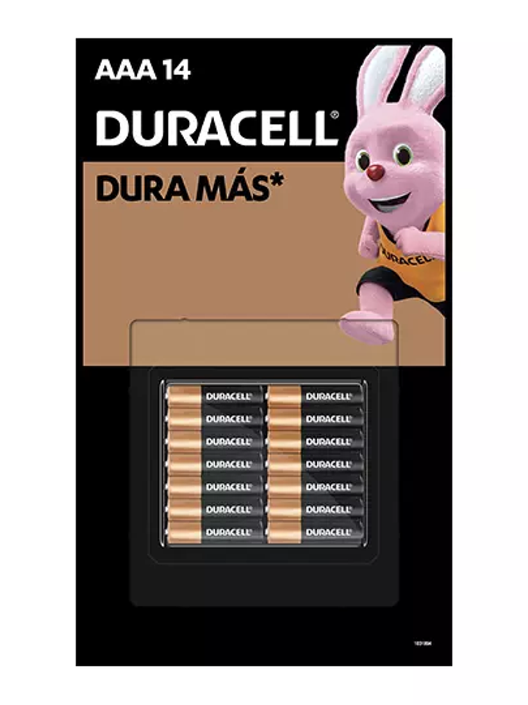 Pila en blister alcalina AAA DURACELL co 1