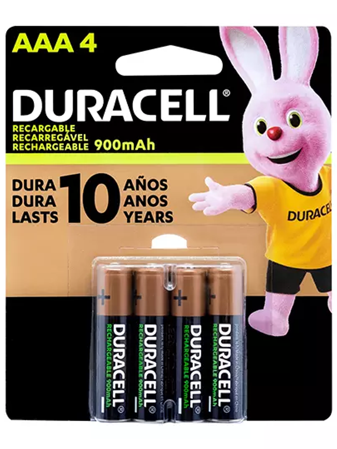 Pila recargable Duracell AAA blíster con 1