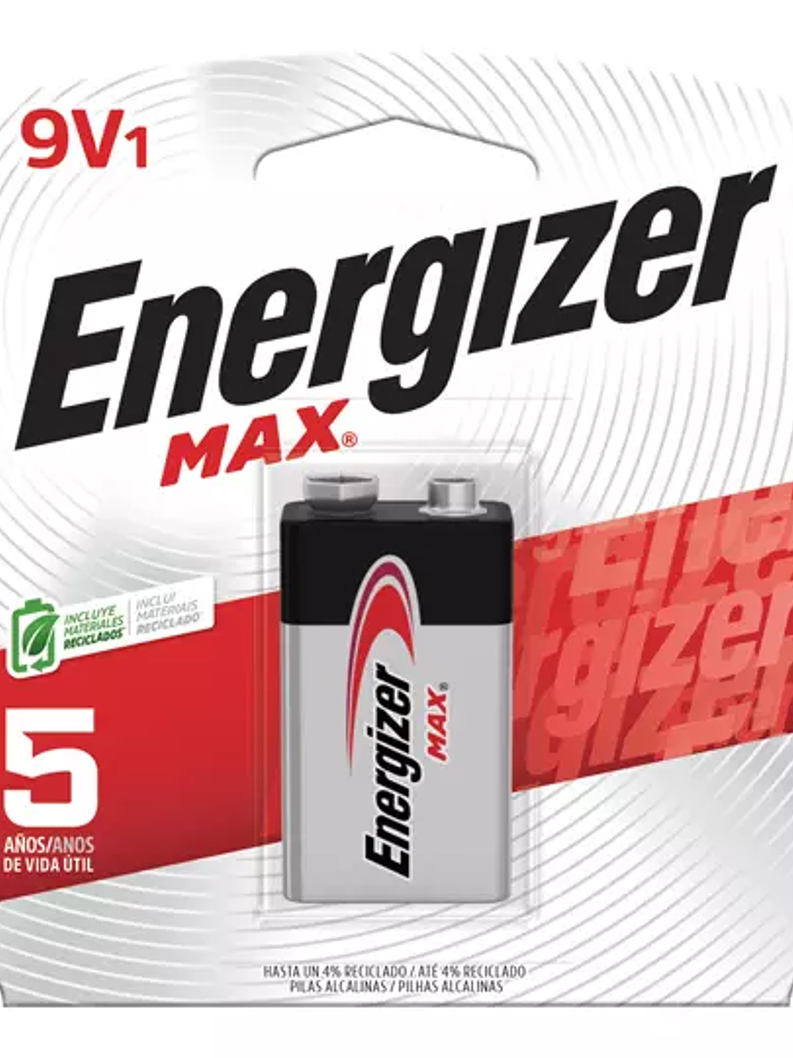 Pila Alcalina Energizer 9 v blíster de 1 1